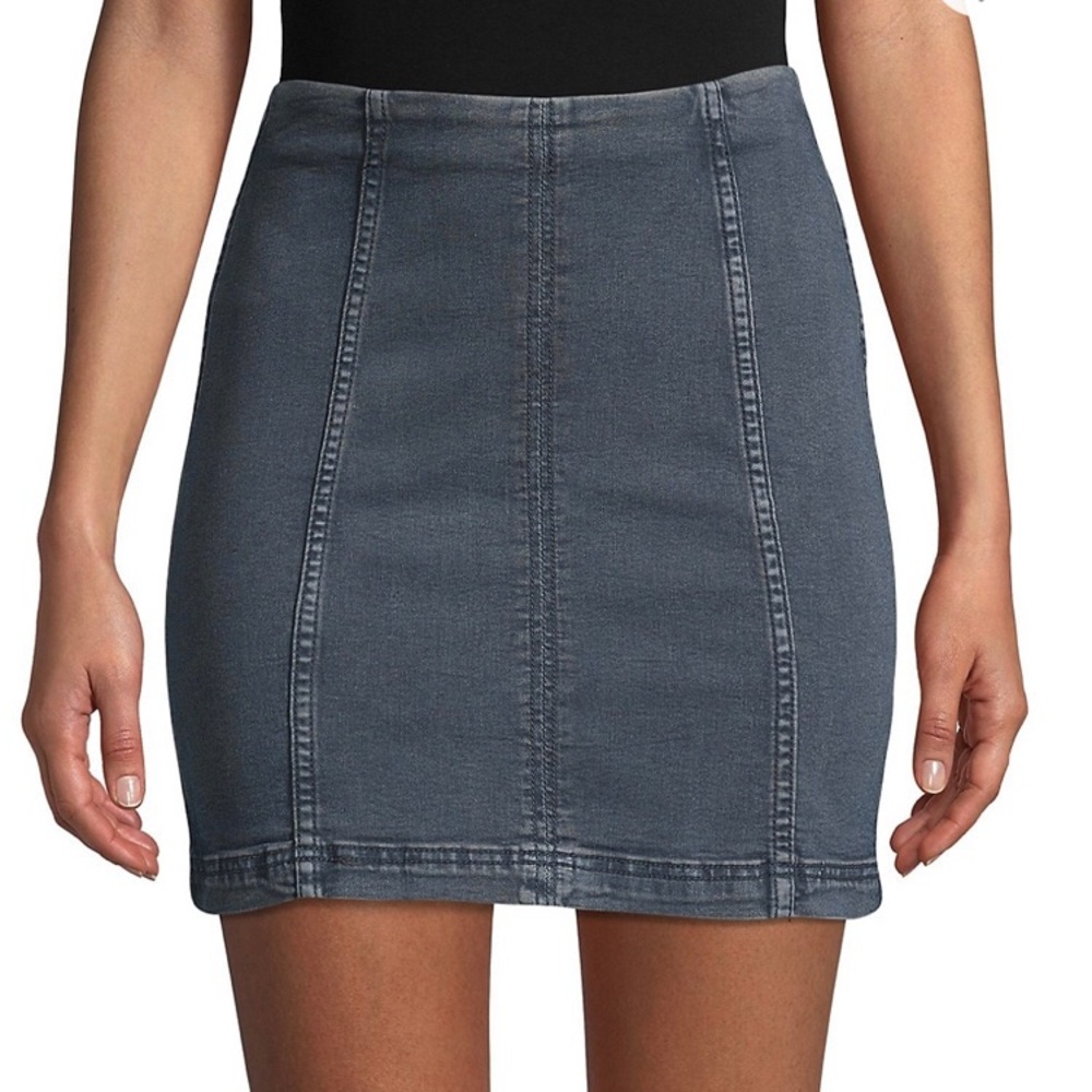 Free People Denim Skirt